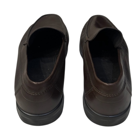 Ecco Men's S Lite Moc Classic Leather Loafers Dark Brown Shoes Size 11 - Picture 6 of 14